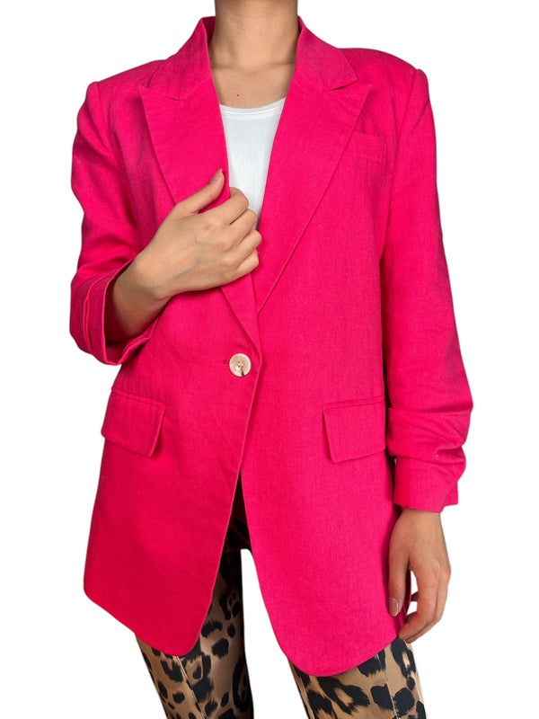 Blazer Viscosa Y Lino