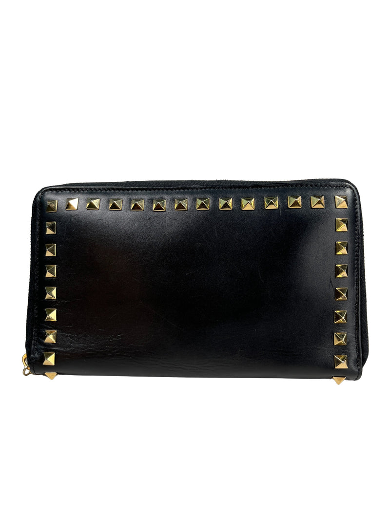 Billetera Rockstud Cuero