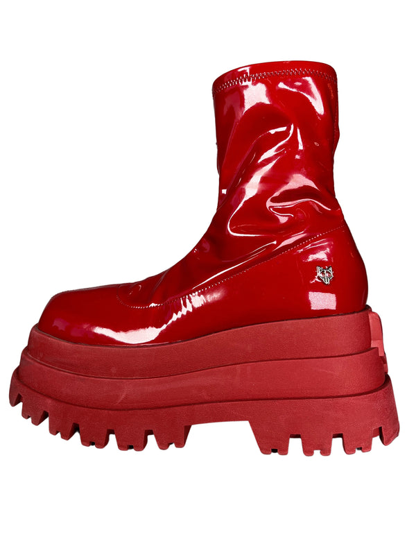 Botines Rojos  Plataforma