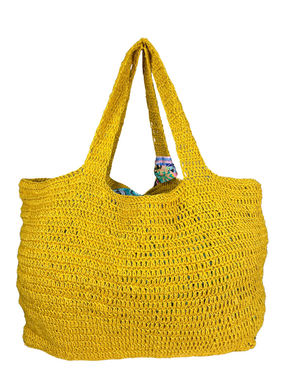 Bolso De Playa Amarillo