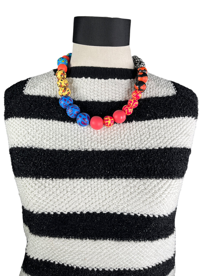 Collar Esferas Multicolor