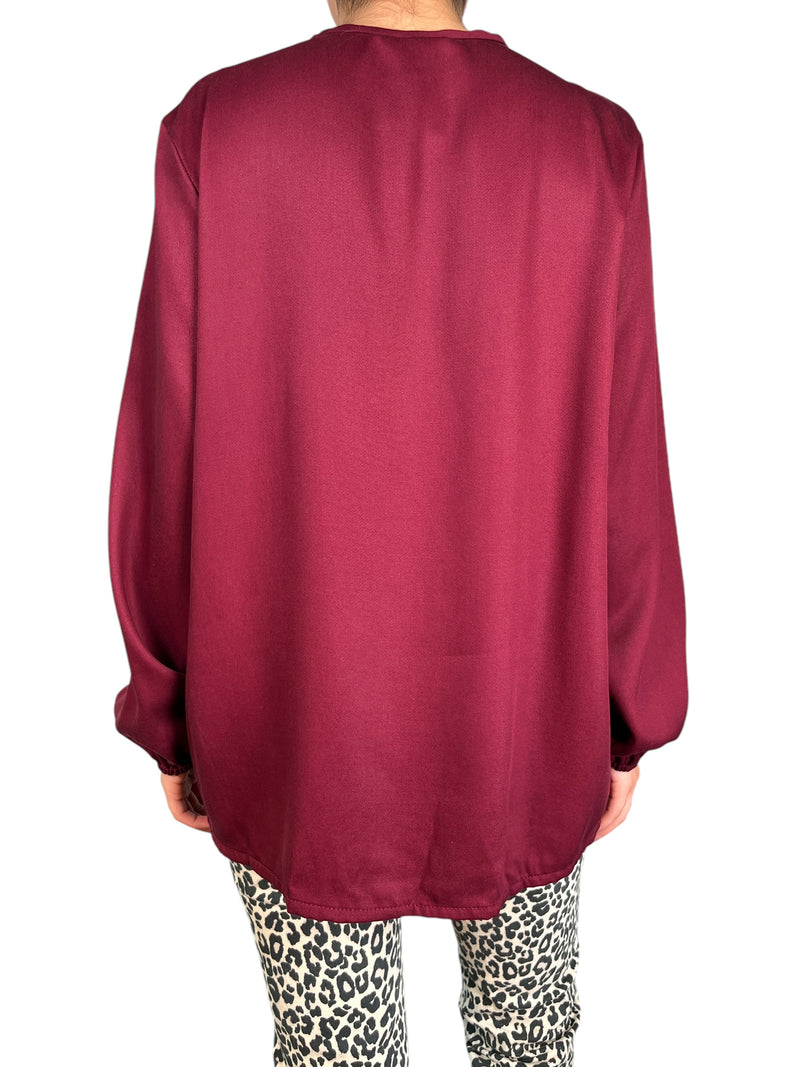 Blusa Burdeo