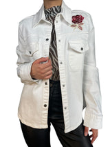 Chaqueta Flower Denim