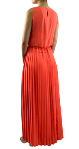 Vestido Coral Plisado