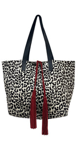 Cartera Cuero Animal Print