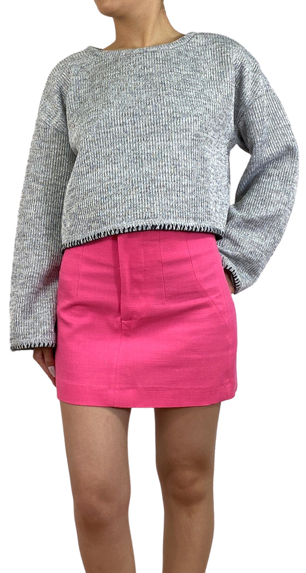 Sweater Tejido Gris