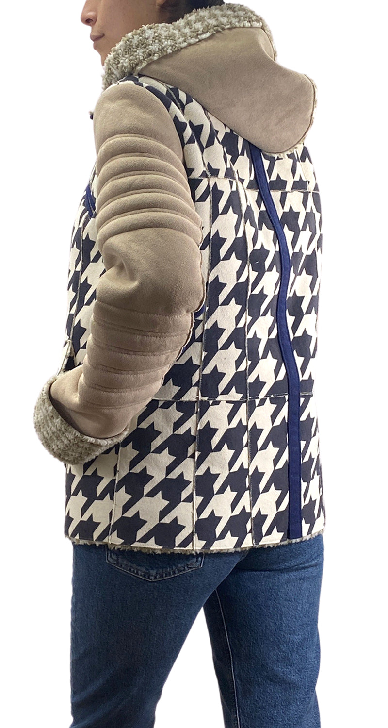 Chaqueta Houndstooth