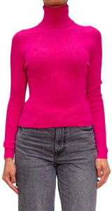 Polera Tejida Fucsia