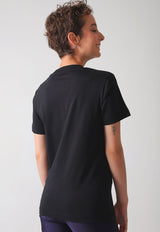 Polera adidas sportswear W LIN T Negro - Calce Ajustado