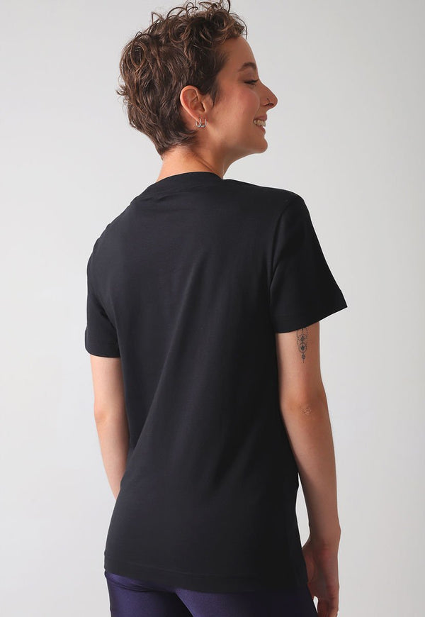 Polera adidas sportswear W LIN T Negro - Calce Ajustado