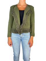 Sweater Verde Tejido