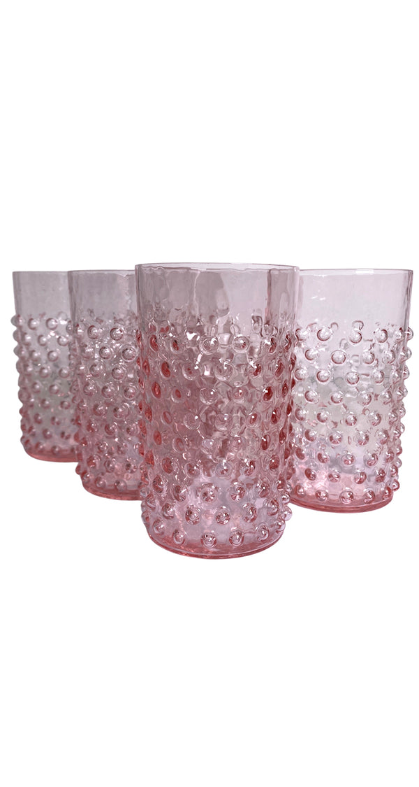 Set De 6 Vasos Rosado Difuminado