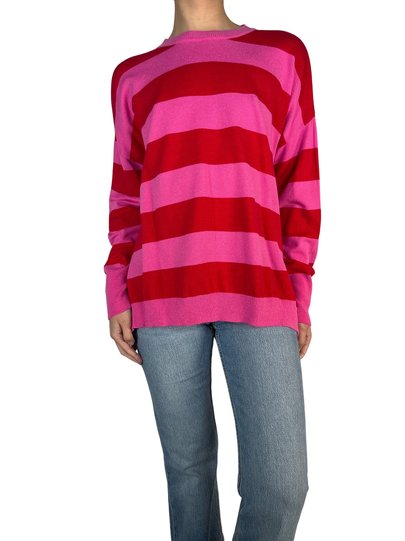 Sweater Fucsia Rayas