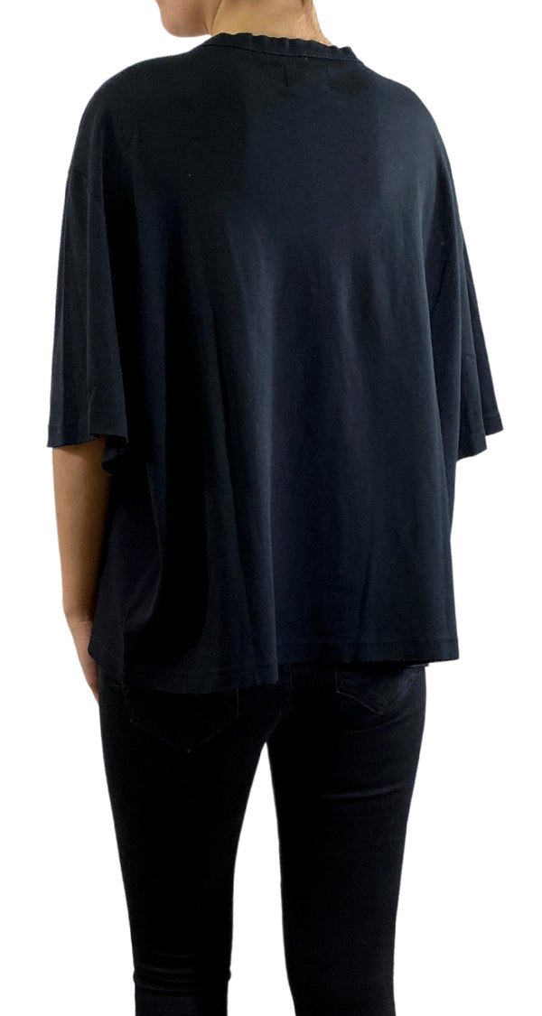 Polera Negra Oversize