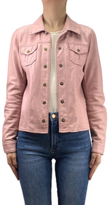 Chaqueta Cuero Rosado