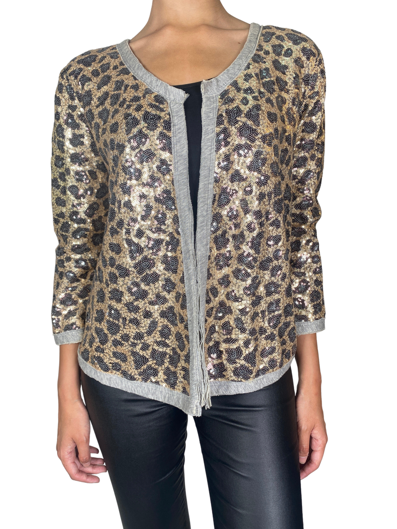 Chaqueta Lentejuelas Animal Print