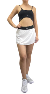 Falda Short Blanca