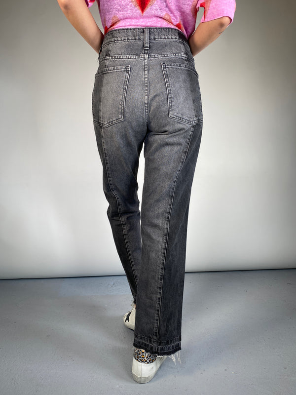 Jeans Mom Grey Ar