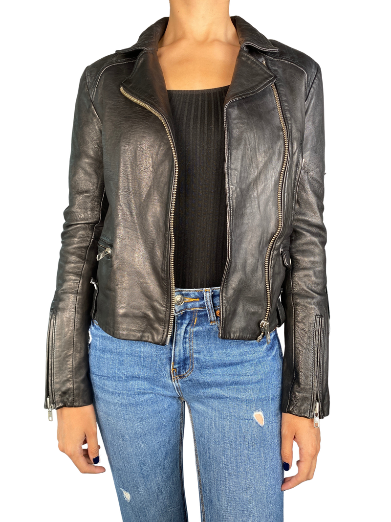 Chaqueta Biker Cuero