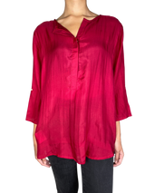 Blusa Seda Burdeo