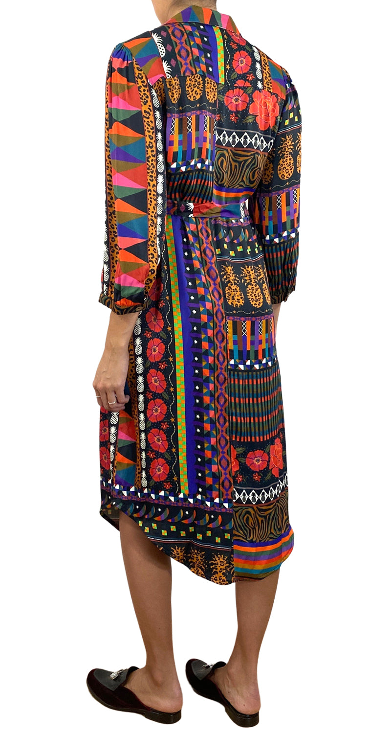 Vestido Midi Multicolor