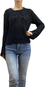 Sweater Negro Tejido