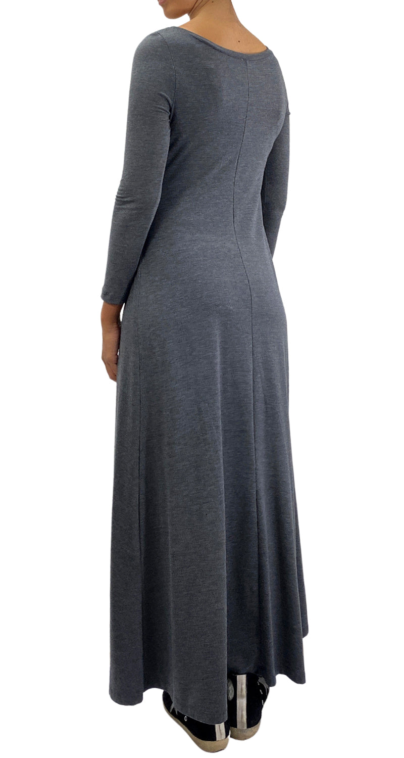 Vestido Maxi Gris