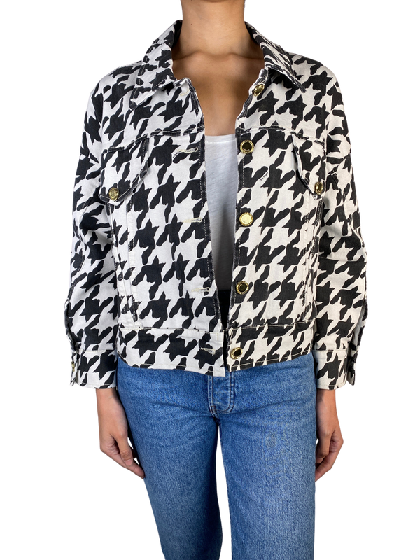 Chaqueta Houndstooth