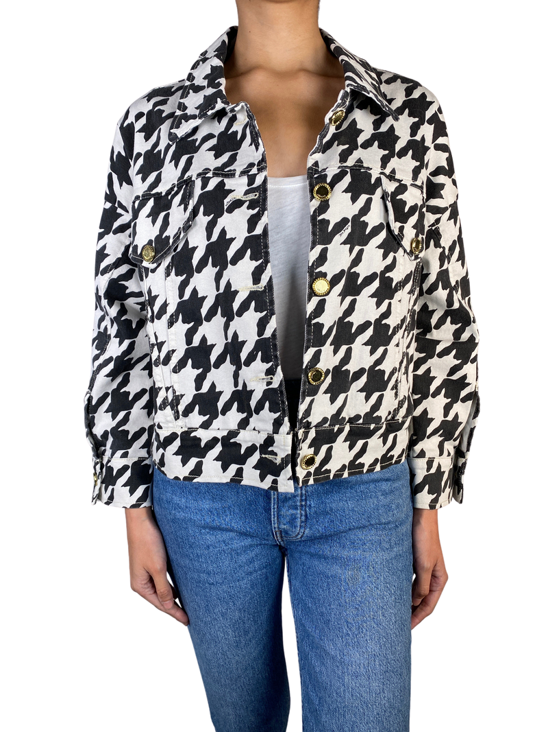 Chaqueta Houndstooth