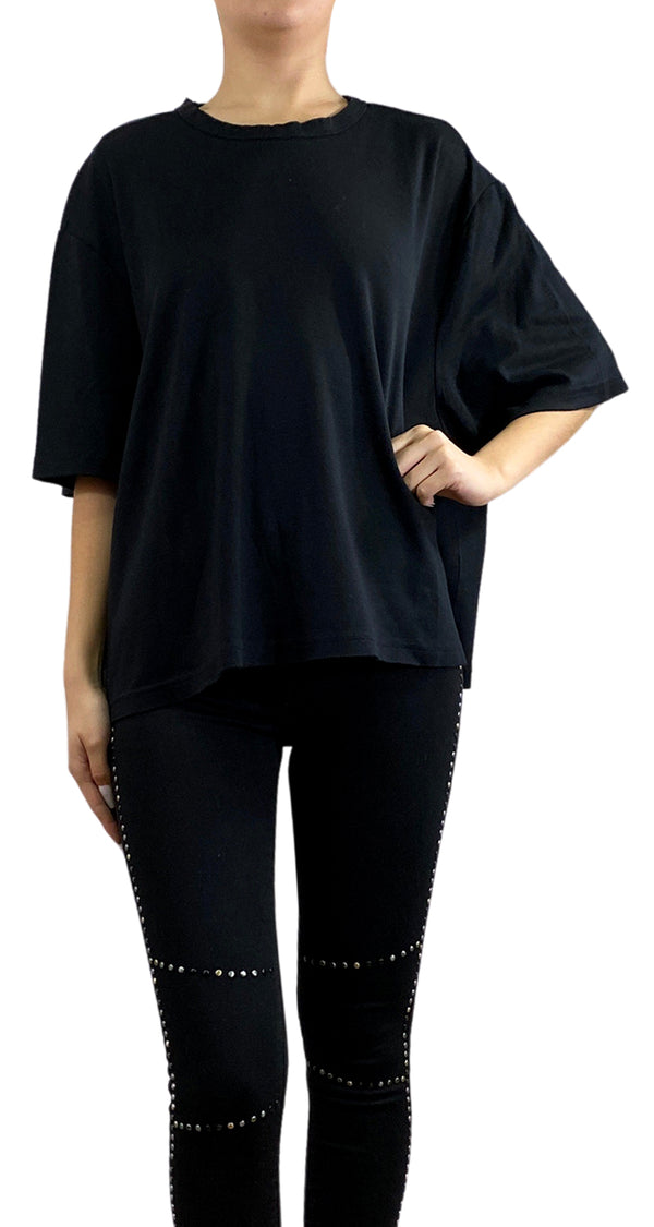 Polera Negra Oversize