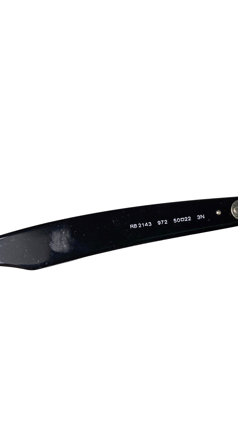 Anteojos Wayfarer Dorado Y Negro