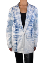 Blazer Denim Tie Dye