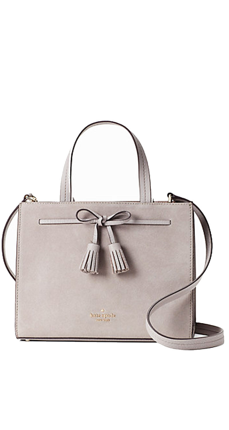 Bolso Gris Cuero