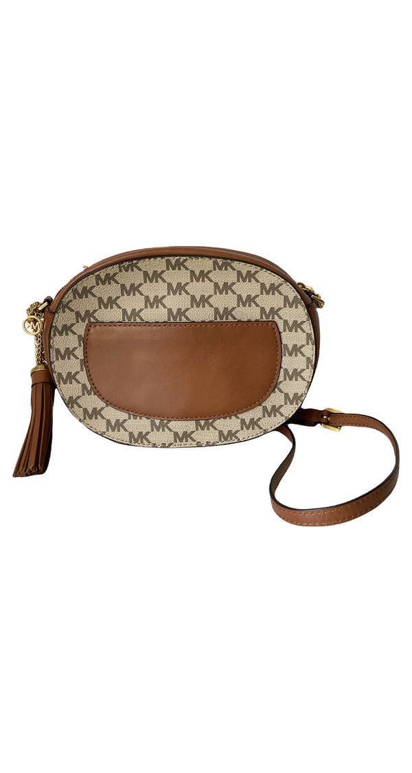 Bolso Ovalado Beige