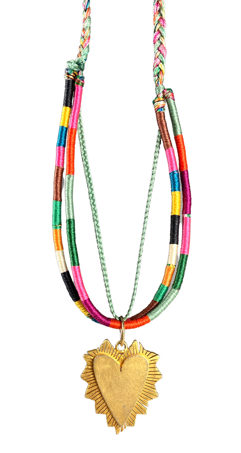 Collar Multicolor Corazón