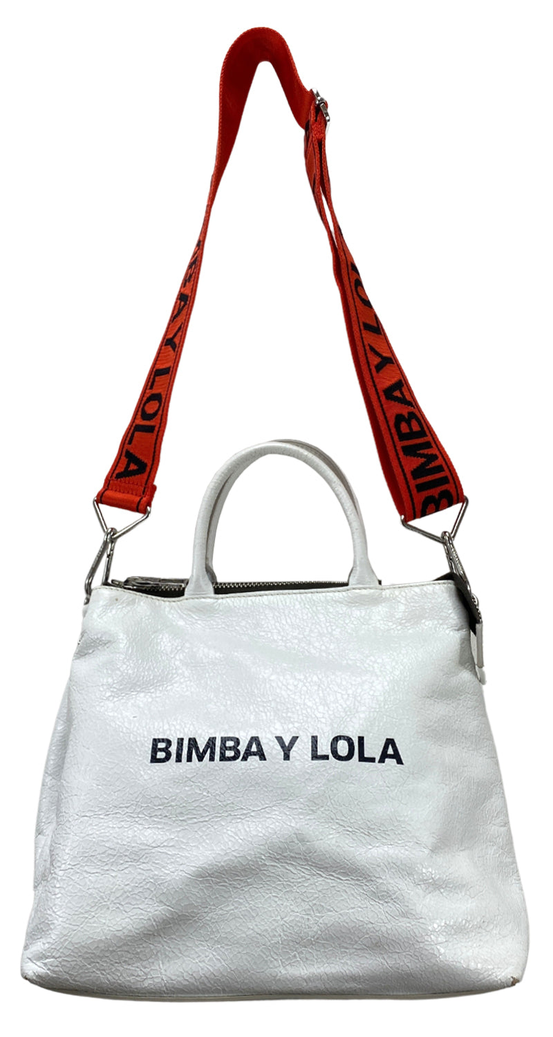 Cartera Blanca BIMBA Y LOLA Market People