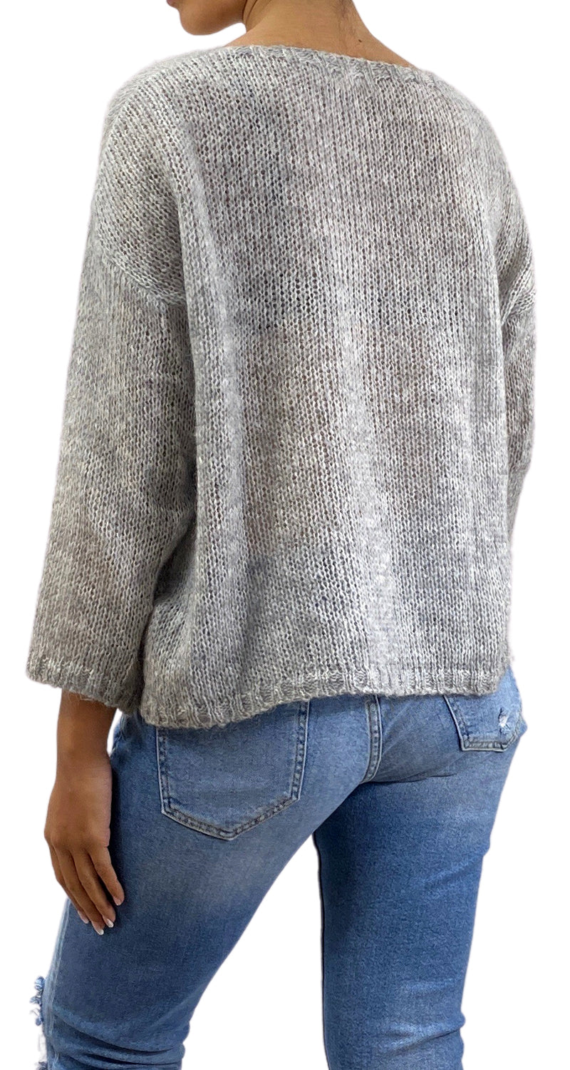 Sweater Gris Cerrado