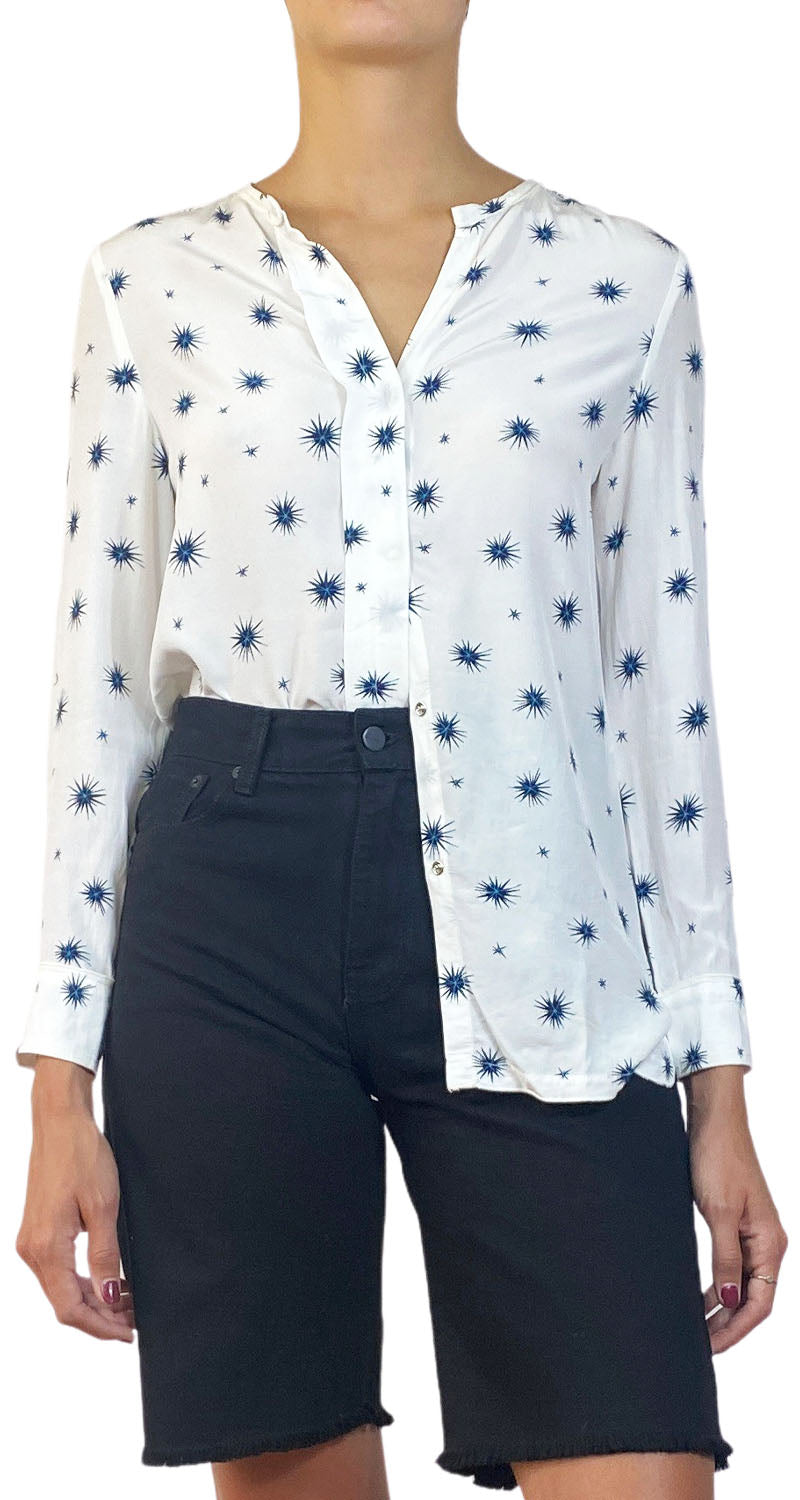 Blusa Blanca Estrellas