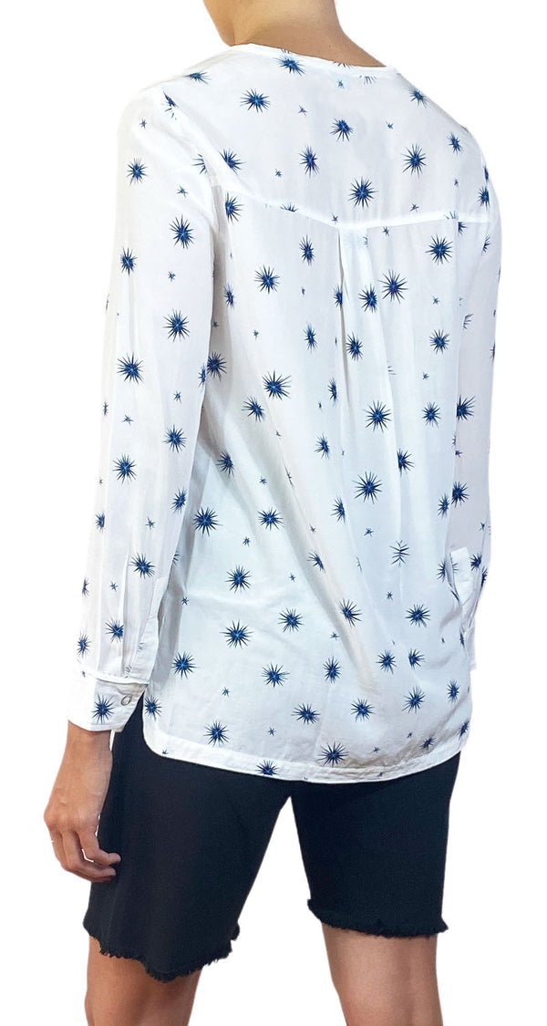 Blusa Blanca Estrellas