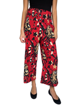 Pantalon Rojo Estampado