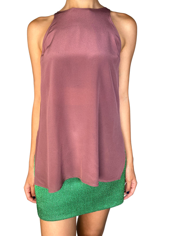 Blusa Seda Morada