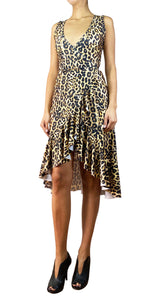 Vestido Wrap Leopardo