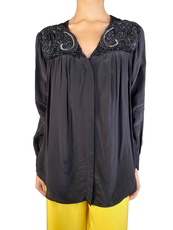 Blusa Feather New  Mostacillas