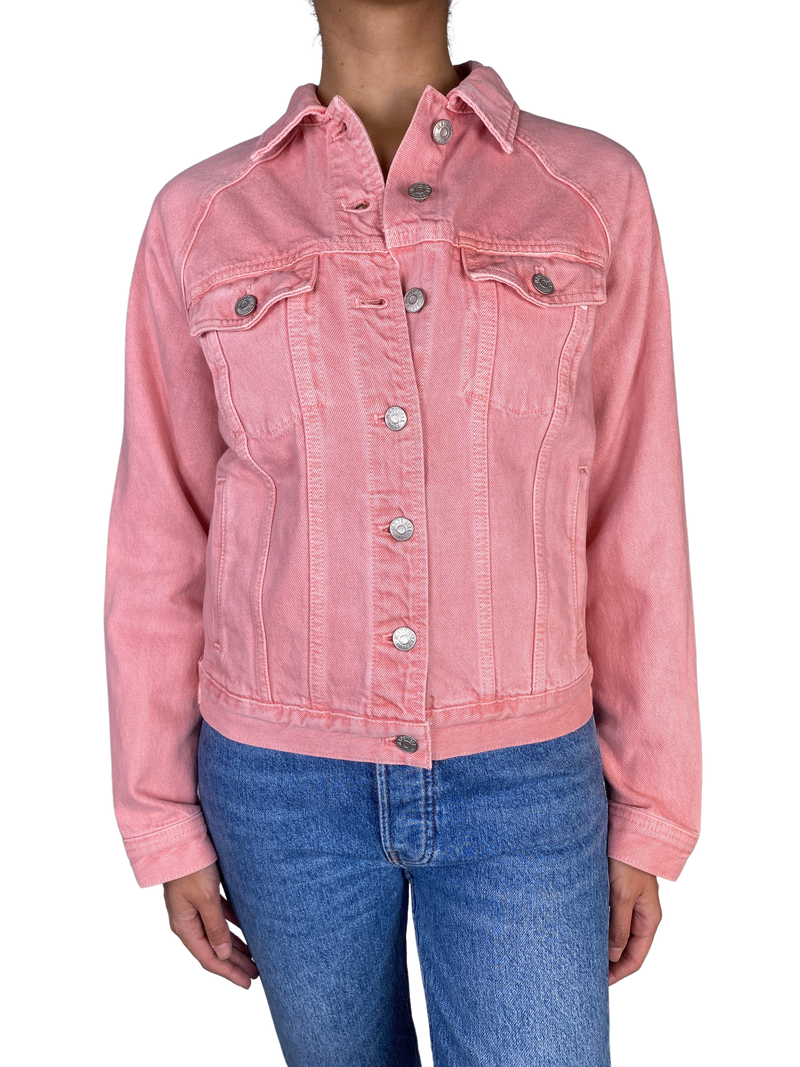 Chaqueta Denim Rosa