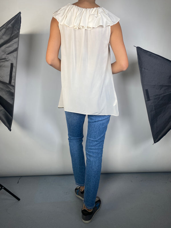 Blusa Seda Beige