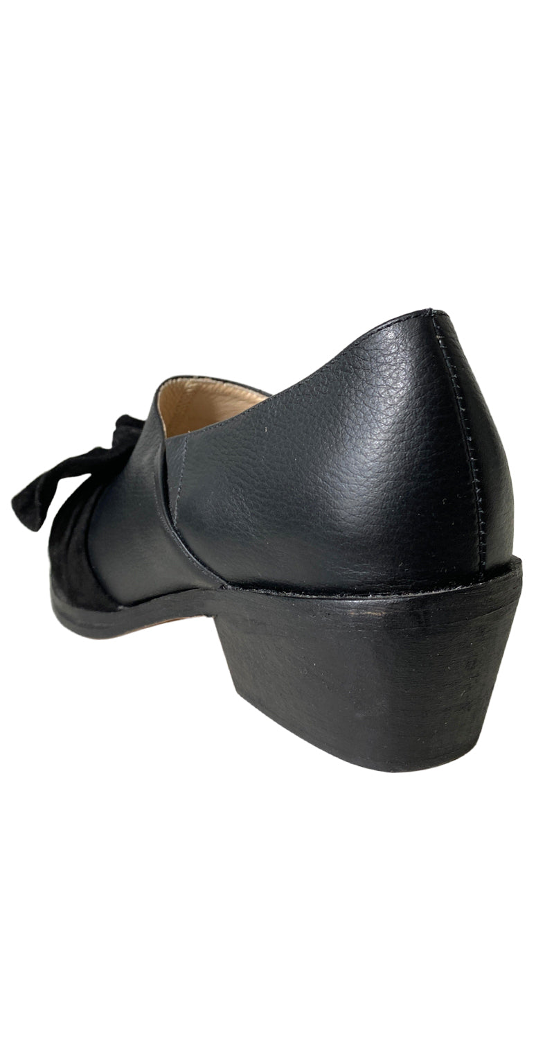 Zapato Negro Cuero