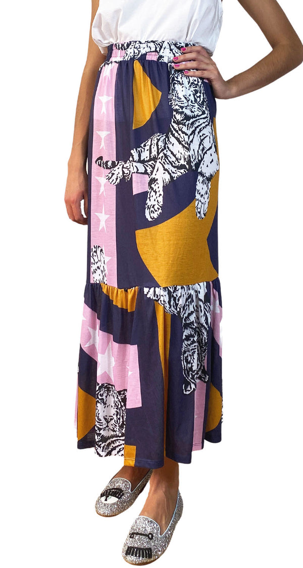 Falda Maxi Morada