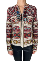 Chaqueta Tejida Multicolor