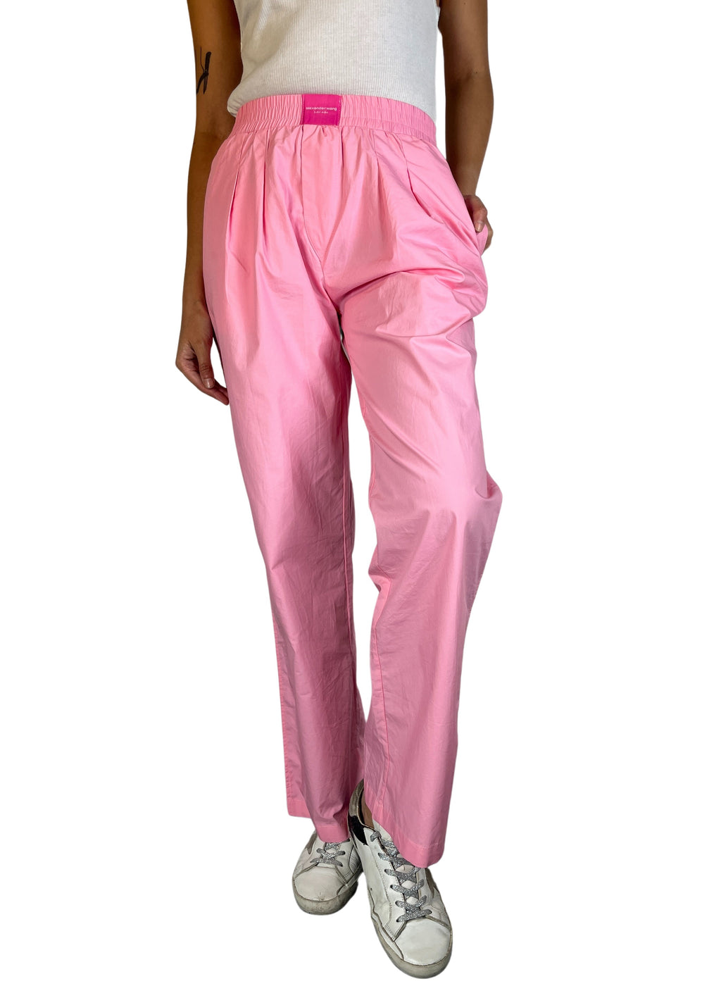 Pantalon best sale rosa pastel