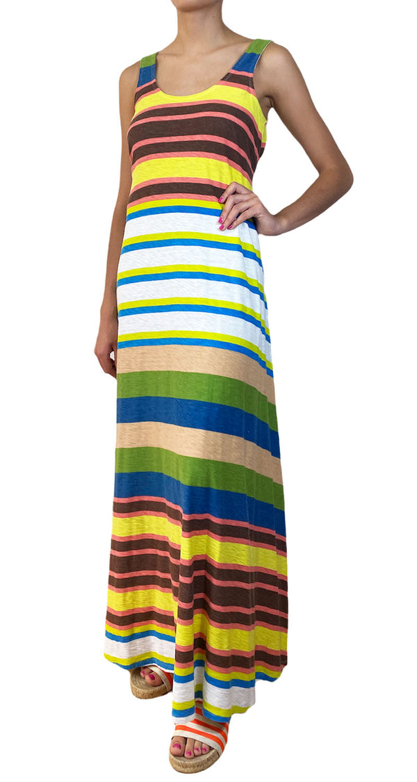 Vestido Maxi Rayado